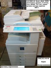 Промышленное МФУ А3 с малым пробегом Ricoh 2035, гарантия