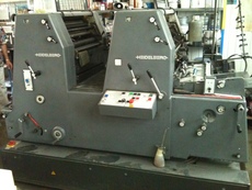 Листовая печатная двухкрасочная машина Heidelberg GTO 52-2, 1998 г.в