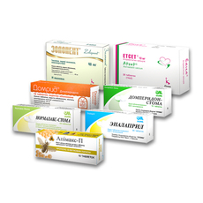 Упаковка из картона для таблеток, гранул и капсул