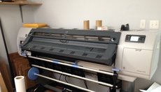 Широкоформатный принтер HP designjet L25500.