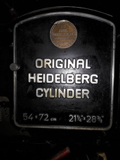 Original Heidelber Cylinder B2 для высечки стоп-цилиндр