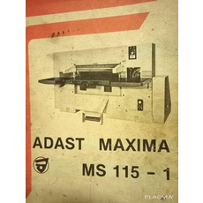 Бумагорезальная резальная машина ADAST MAXIMA MS-115, дёшево