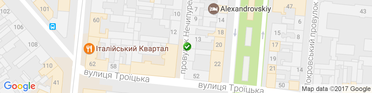 Карта объектов компании Аккорд