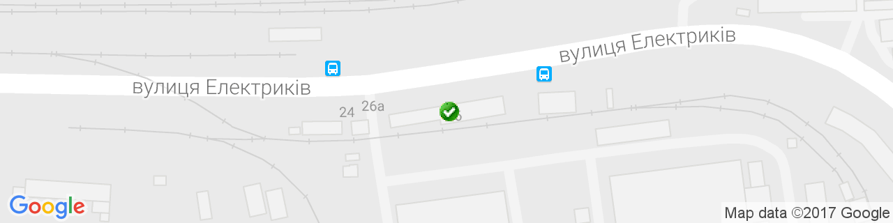 Карта об'єктів компанії Деоніс Карта об'єктів компанії Деоніс