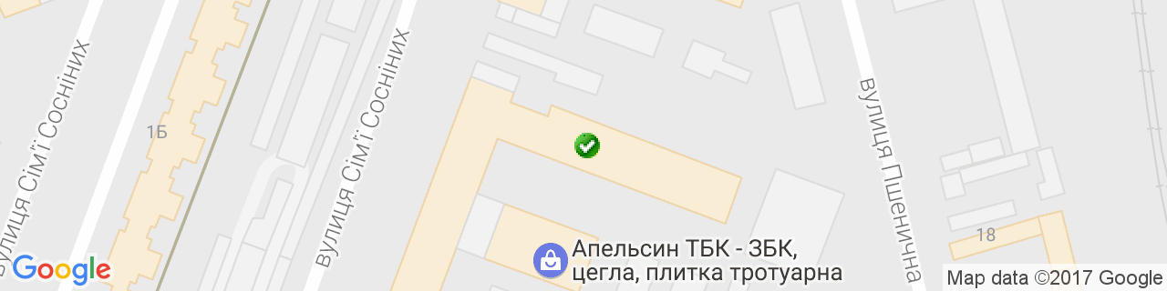 Карта об'єктів компанії Галерея Принт